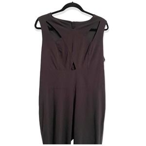 ASOS Cut Out Detail Black Jumpsuit Size 14